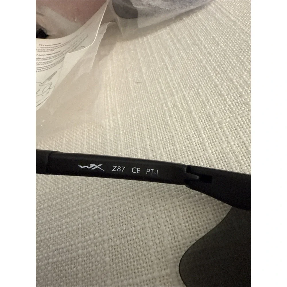 Wiley X PT-1 Sunglasses Matte Black Frame w/ Smoke Gray/ Reflect Gray/light Rust